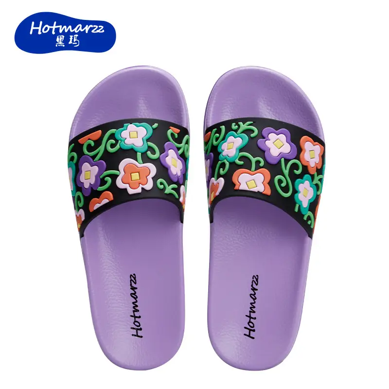 Hotmarzz Blackma Women's Non-Slip Home Wear Trendy Slippers Summer Bathroom Slippers Casual Slippers - Image 2