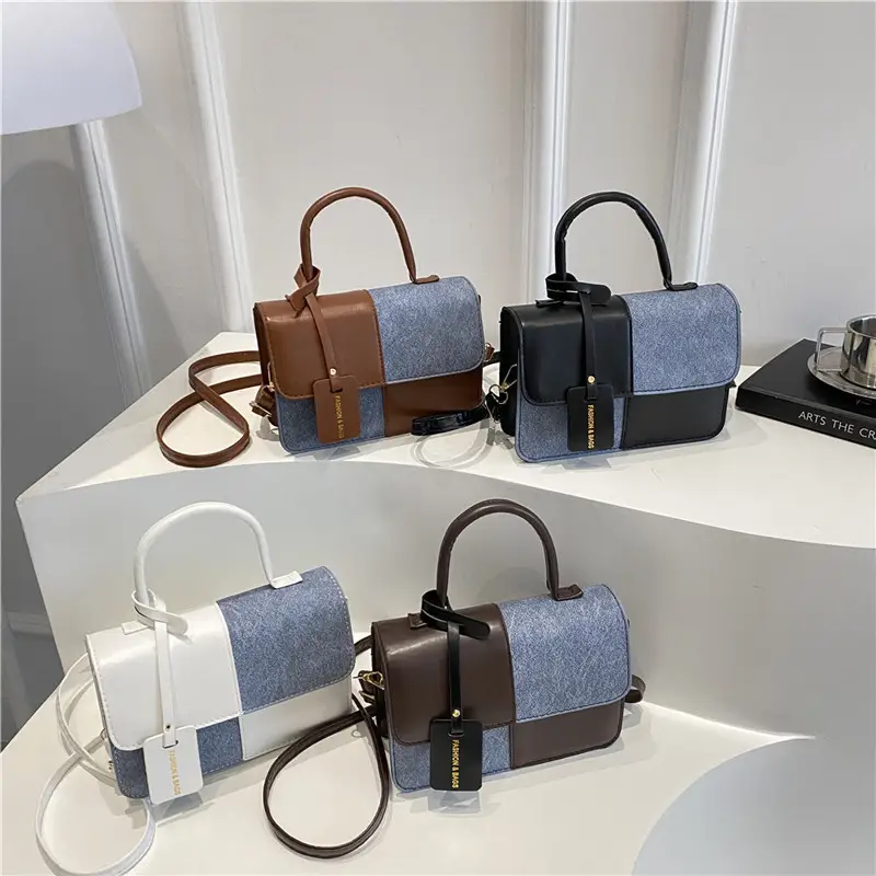 Trendy Patchwork Shoulder Crossbody Bag 2025 - Image 5