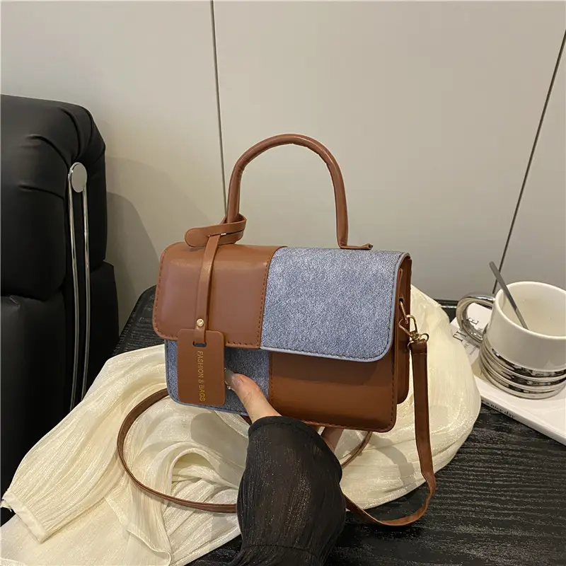 Trendy Patchwork Shoulder Crossbody Bag 2025 - Image 6