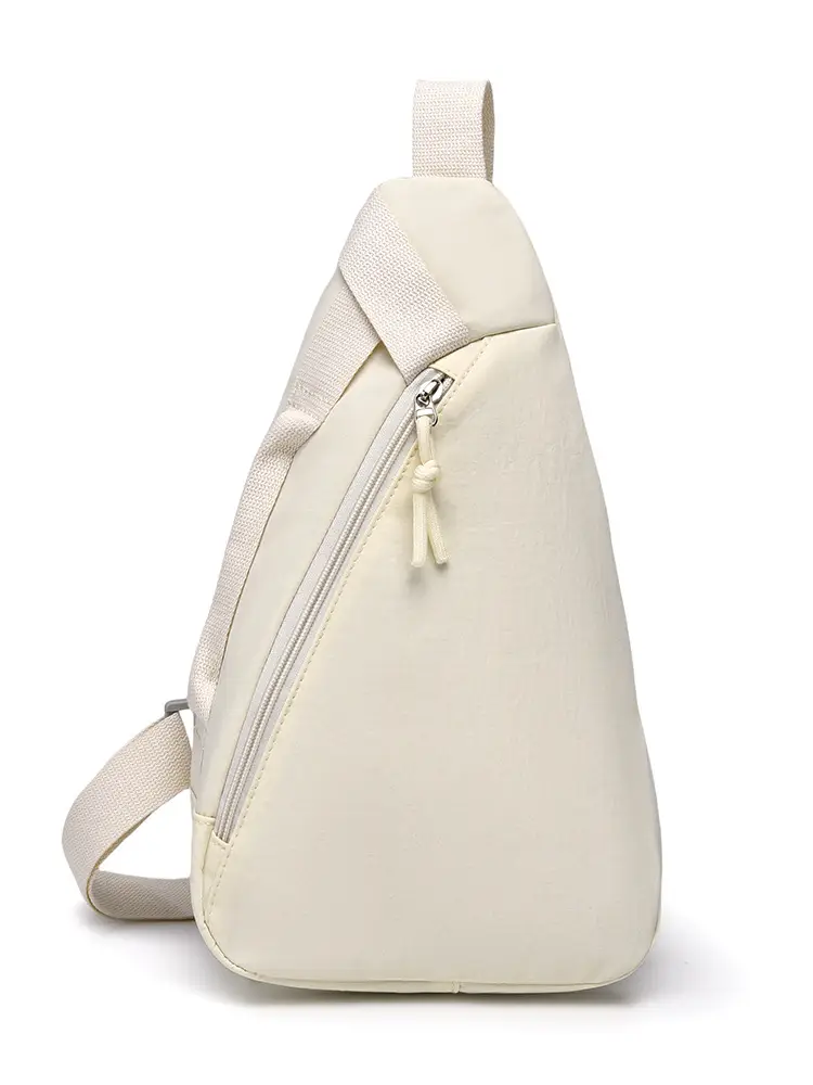 Pink Nylon Unisex Chest Bag for Daily Commute - Image 12