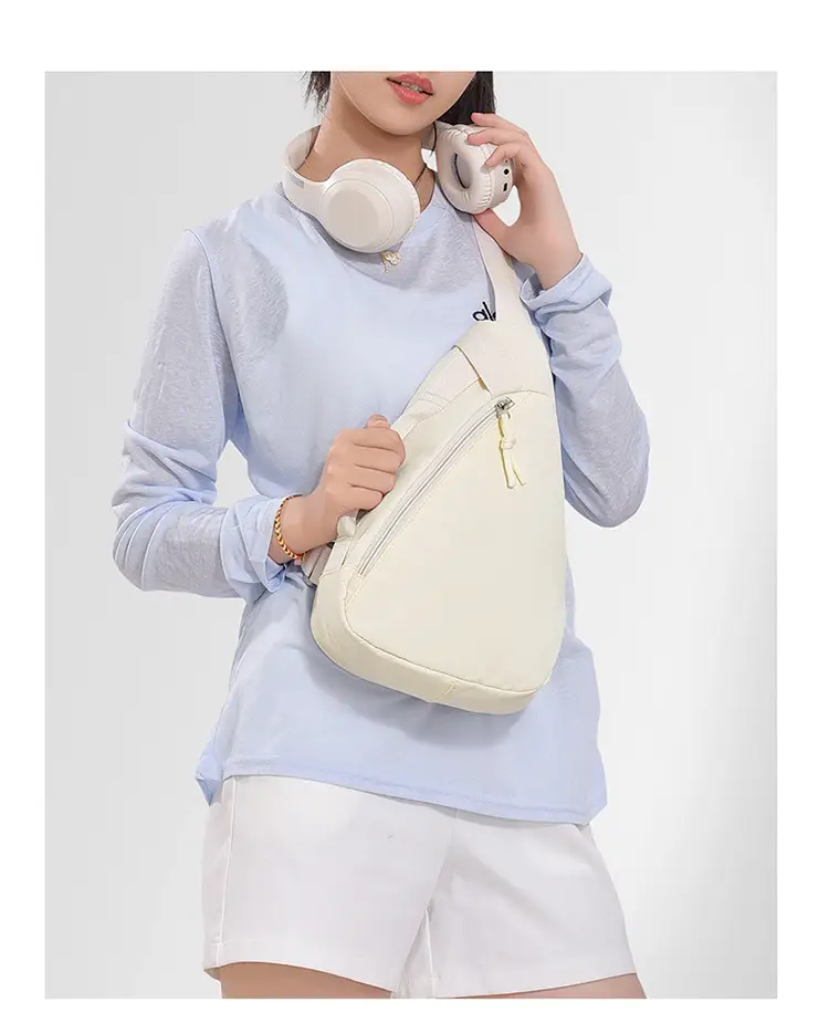 Pink Nylon Unisex Chest Bag for Daily Commute — feature 5
