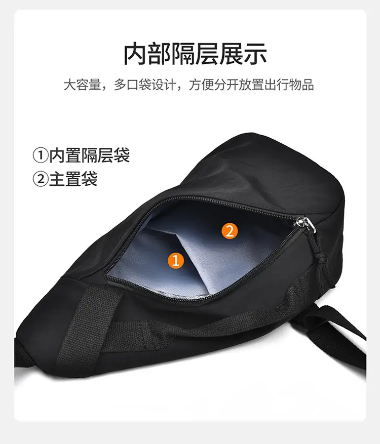 Pink Nylon Unisex Chest Bag for Daily Commute — feature 9
