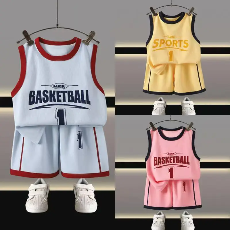 Children's Baby 1Yr Basketball Pink Shorts Set — feature 4