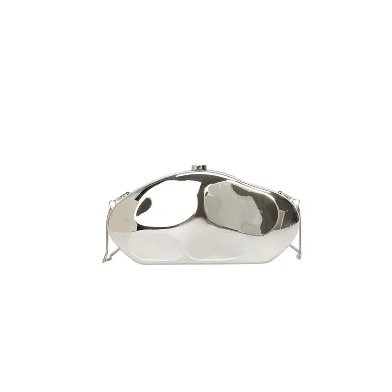 Golden Meteorite Clutch Bag for Women - Image 9