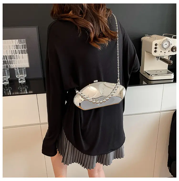 Golden Meteorite Clutch Bag for Women — feature 11