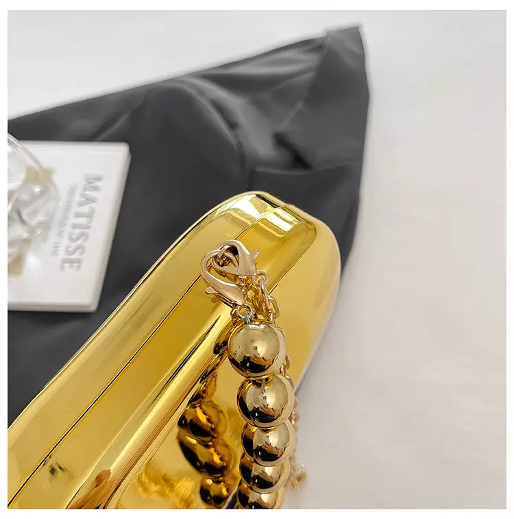 Golden Meteorite Clutch Bag for Women — feature 7