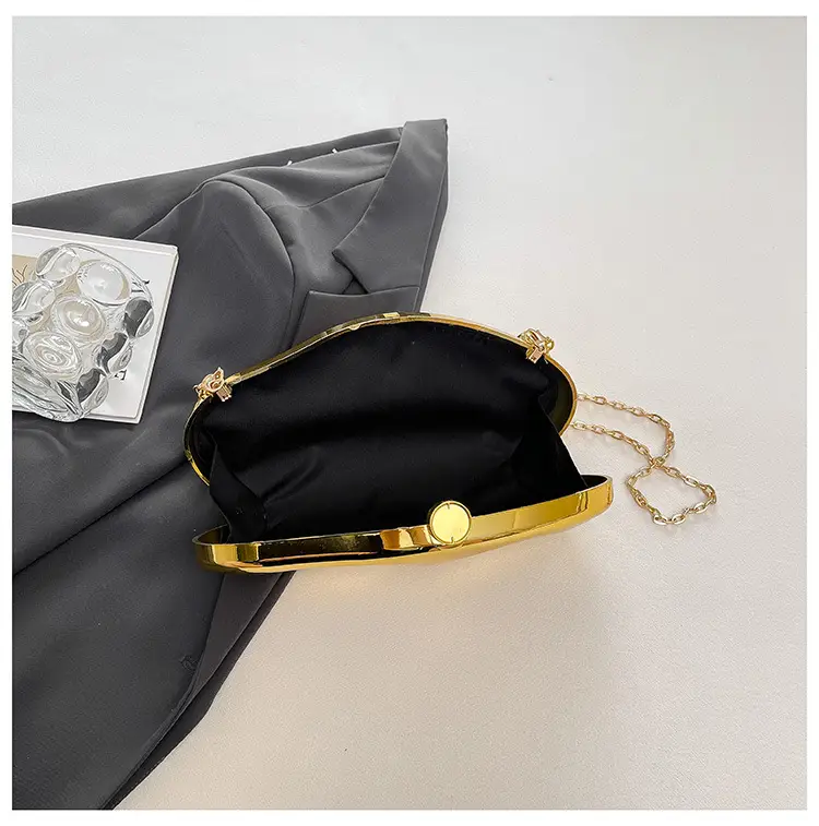 Golden Meteorite Clutch Bag for Women — feature 8