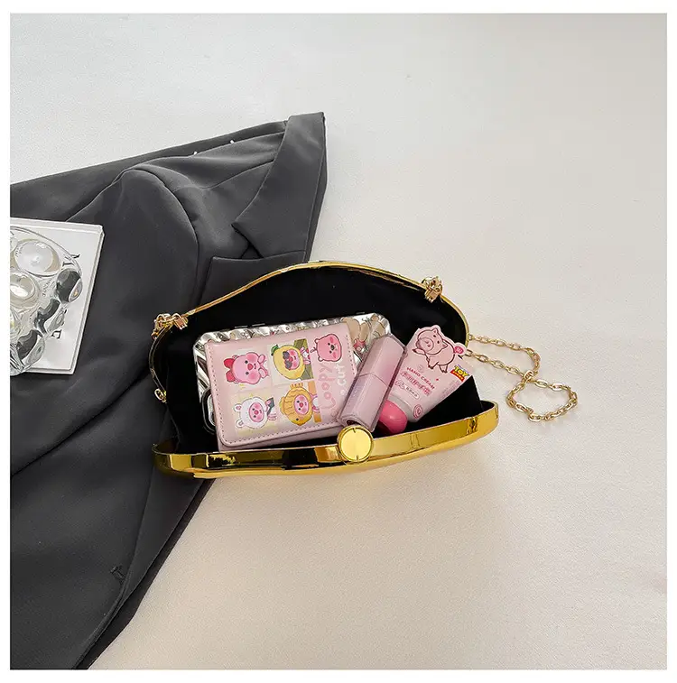 Golden Meteorite Clutch Bag for Women — feature 9