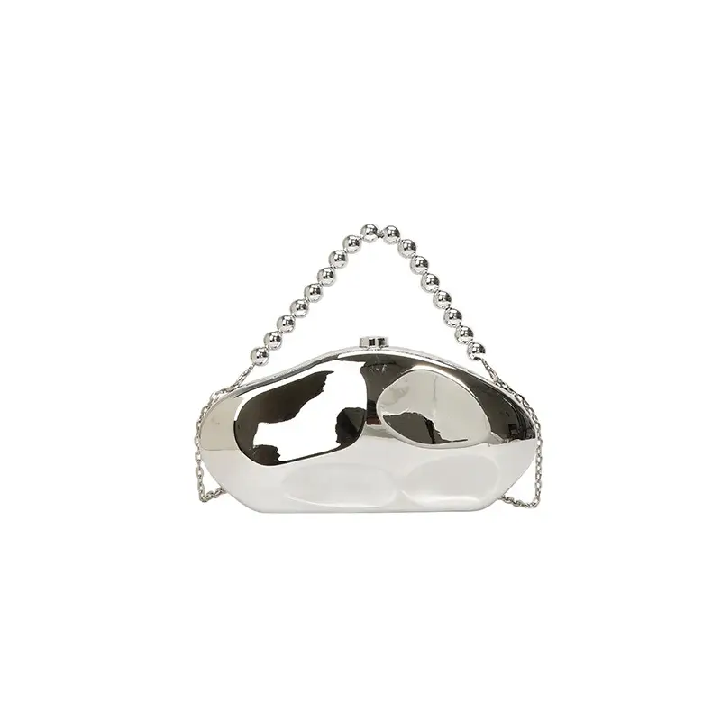 Golden Meteorite Clutch Bag for Women - Image 4