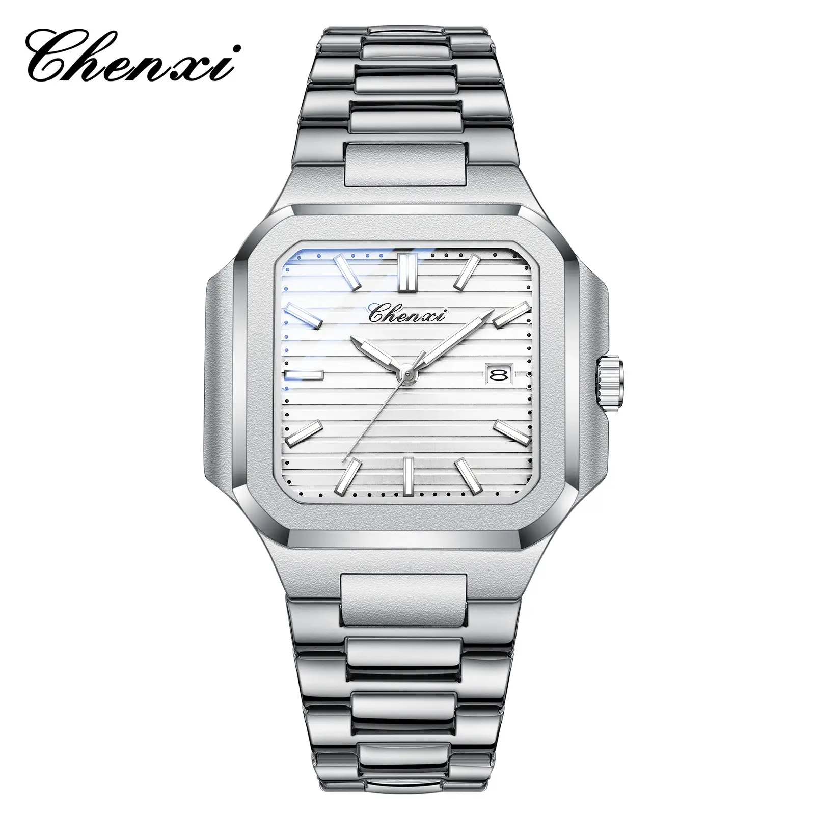 Chenxi Men's Quartz Watch Gold Silver Waterproof Business Casual - Image 3