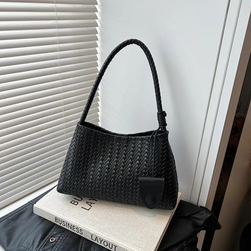Blue Woven Crossbody Bag for Women 2025