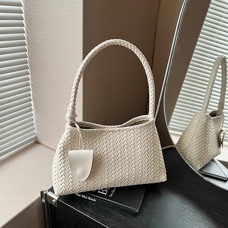 Blue Woven Crossbody Bag for Women 2025