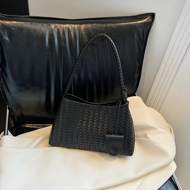 Blue Woven Crossbody Bag for Women 2025
