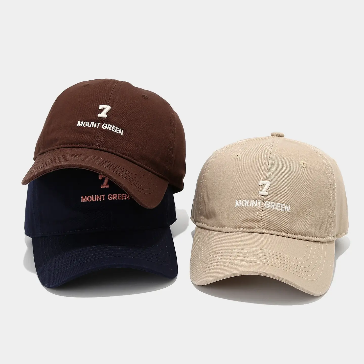 Korean Style 7-Letter Embroidered Beige Baseball Cap for Men Women - Image 10