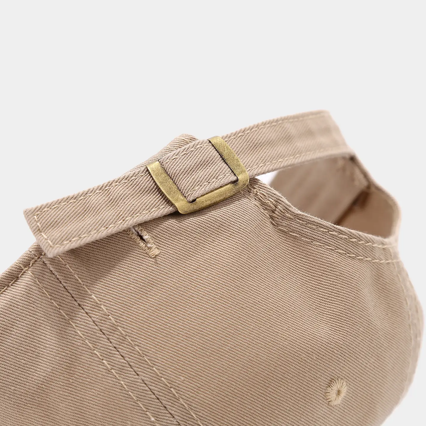 Korean Style 7-Letter Embroidered Beige Baseball Cap for Men Women — feature 15