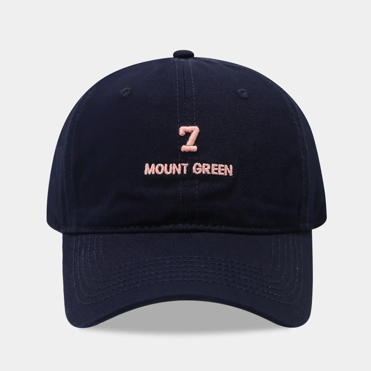 Korean Style 7-Letter Embroidered Beige Baseball Cap for Men Women - Image 6
