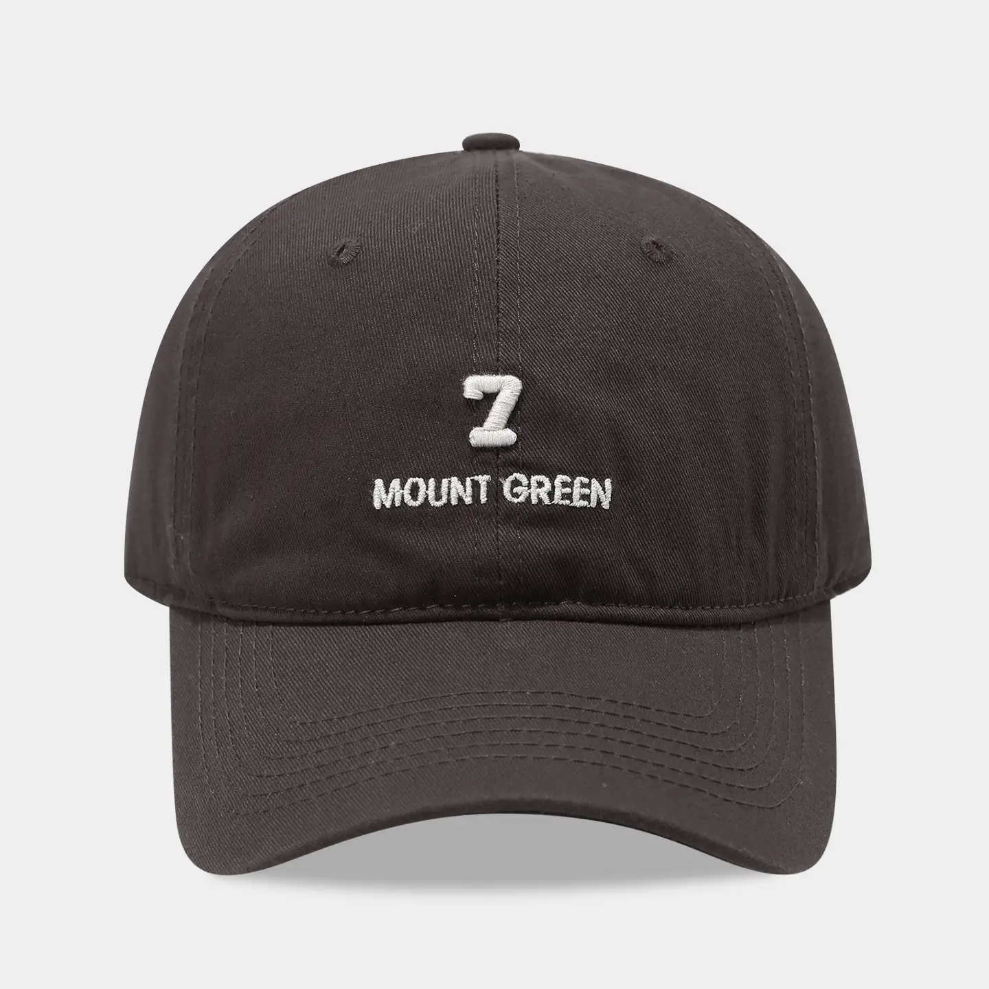 Korean Style 7-Letter Embroidered Beige Baseball Cap for Men Women - Image 7
