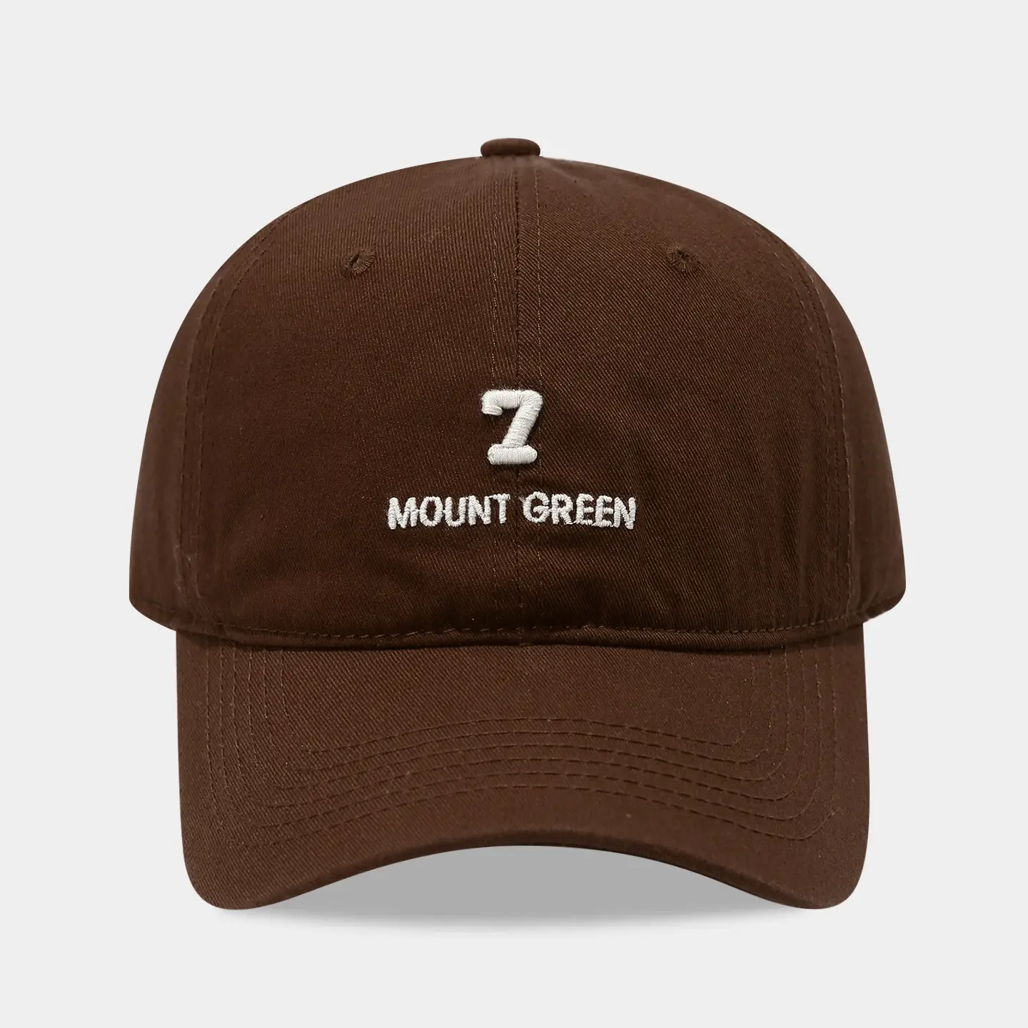 Korean Style 7-Letter Embroidered Beige Baseball Cap for Men Women - Image 8