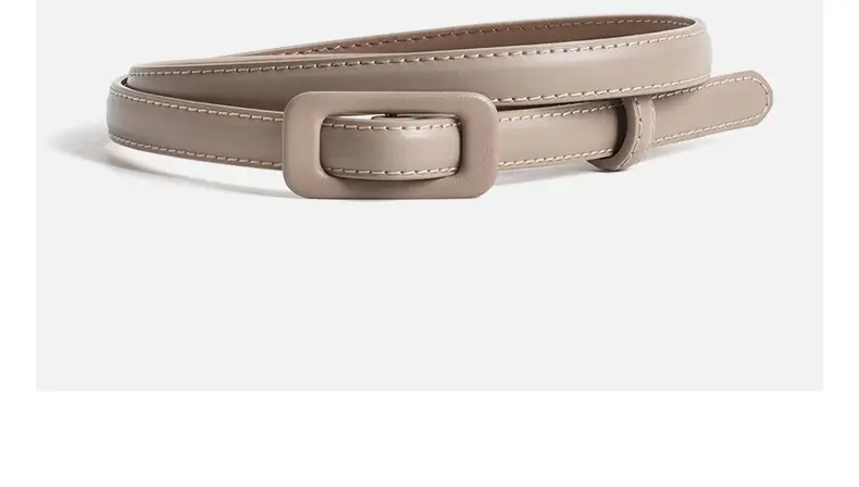 Women Genuine Leather Belt Coffee Color Two Layer Buckle β feature 18