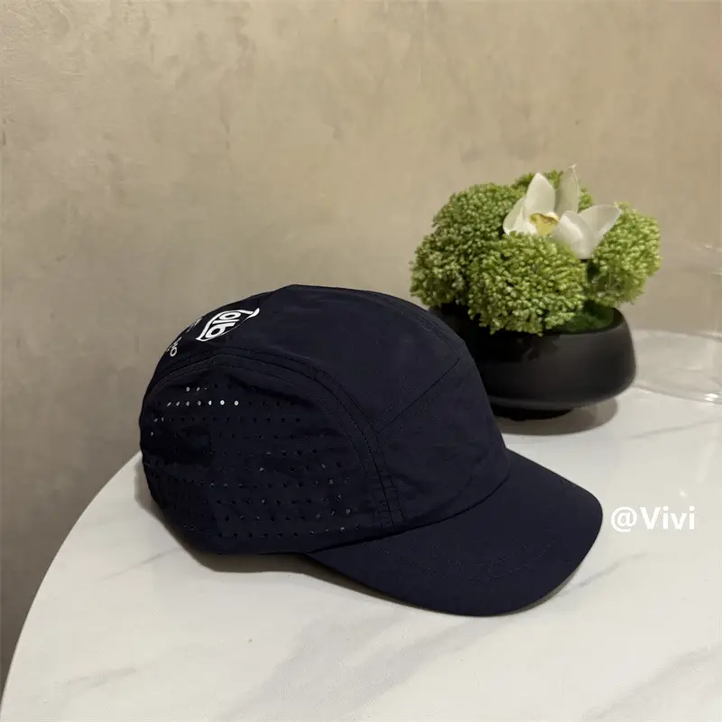 Unisex Short Brim Baseball Cap Mesh Breathable Summer