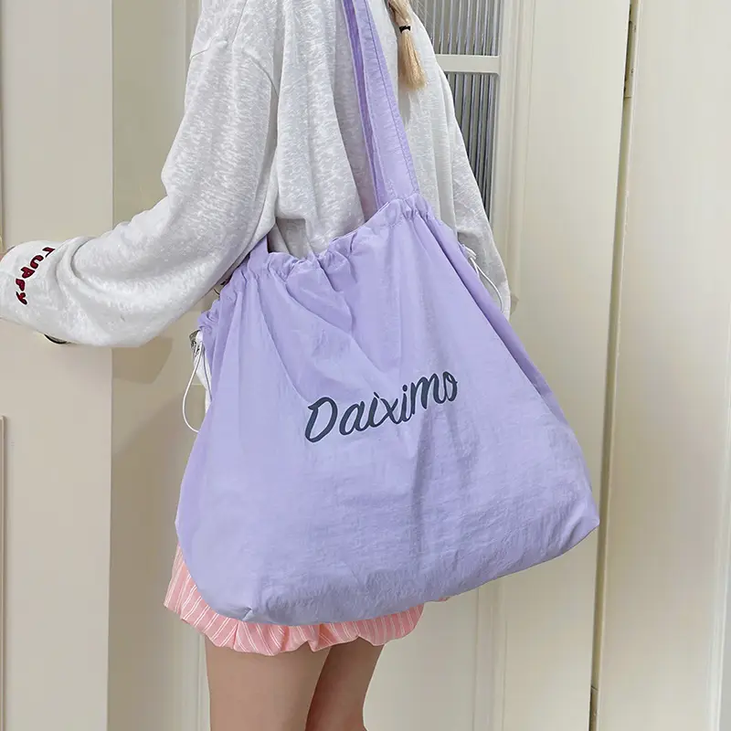 2025 Summer Blue Printed Nylon Shoulder Bag - Image 8