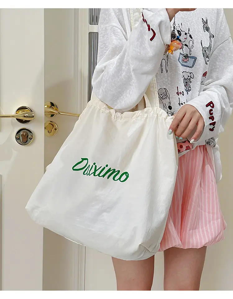 2025 Summer Blue Printed Nylon Shoulder Bag — feature 9