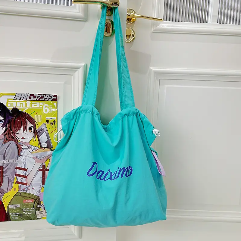 2025 Summer Blue Printed Nylon Shoulder Bag - Image 5