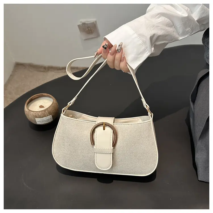 Frosted Crossbody Bag Brown 2025 Summer — feature 11