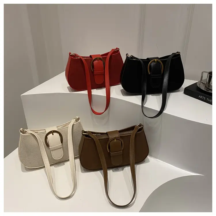 Frosted Crossbody Bag Brown 2025 Summer — feature 9