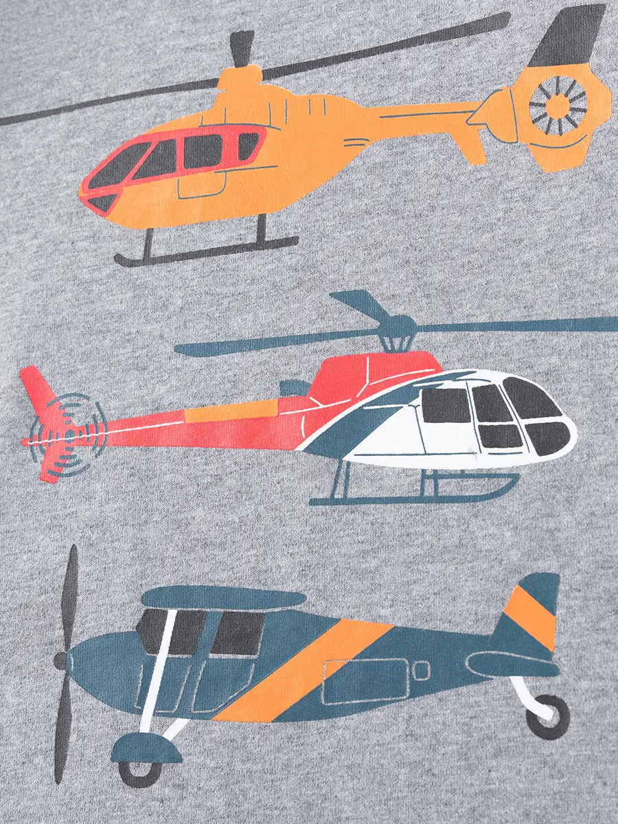 Little Maven Autum Boys T-Shirt Long Sleeve Cartoon Graphic - Image 5