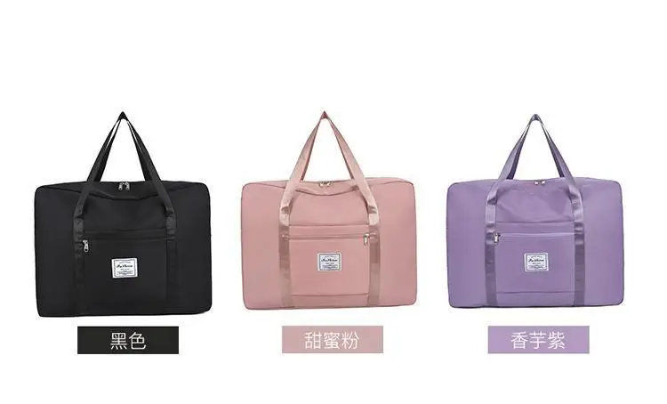 Large Capacity Travel Bag Pink Shoulder Bag — feature 10