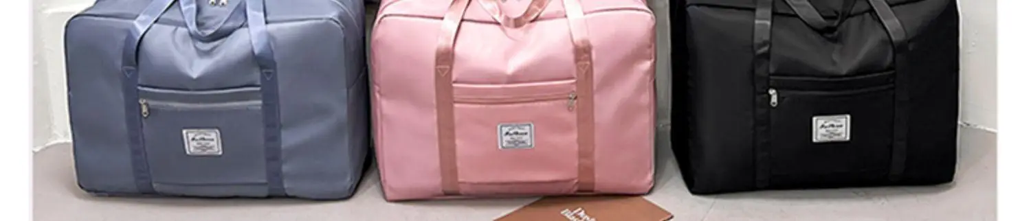 Large Capacity Travel Bag Pink Shoulder Bag — feature 13