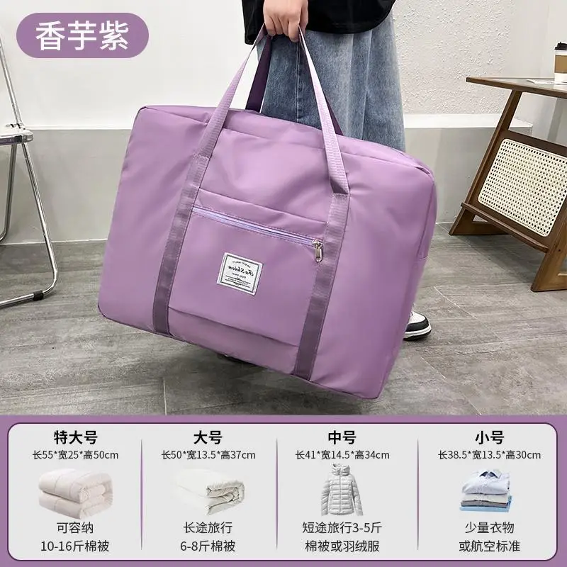 Large Capacity Travel Bag Pink Shoulder Bag - Image 3