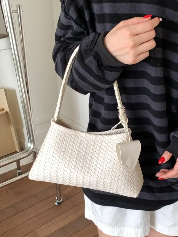 Cross-Border Woven Armpit Bag 2025 New - Image 7