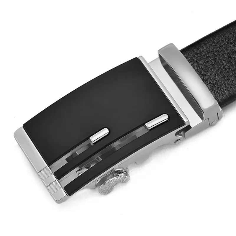 Men's Pure Cowhide Belt with Automatic Buckle & Zinc Alloy - Image 17