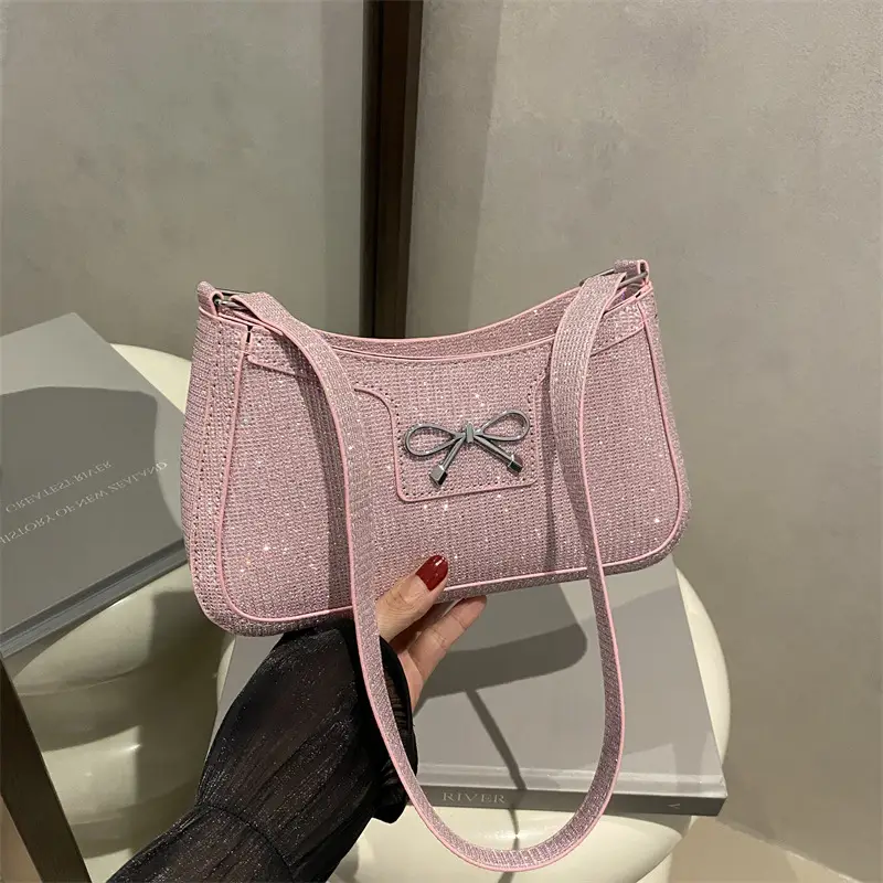 Silver Textured Shoulder Bag for Women — feature 17