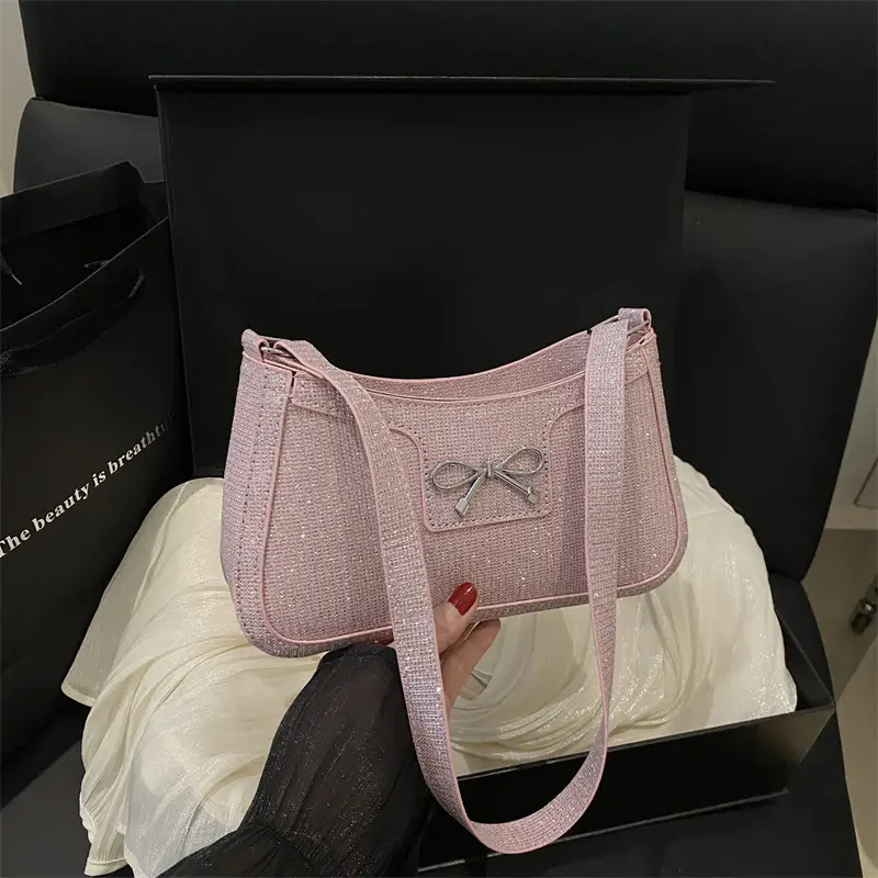 Silver Textured Shoulder Bag for Women — feature 18