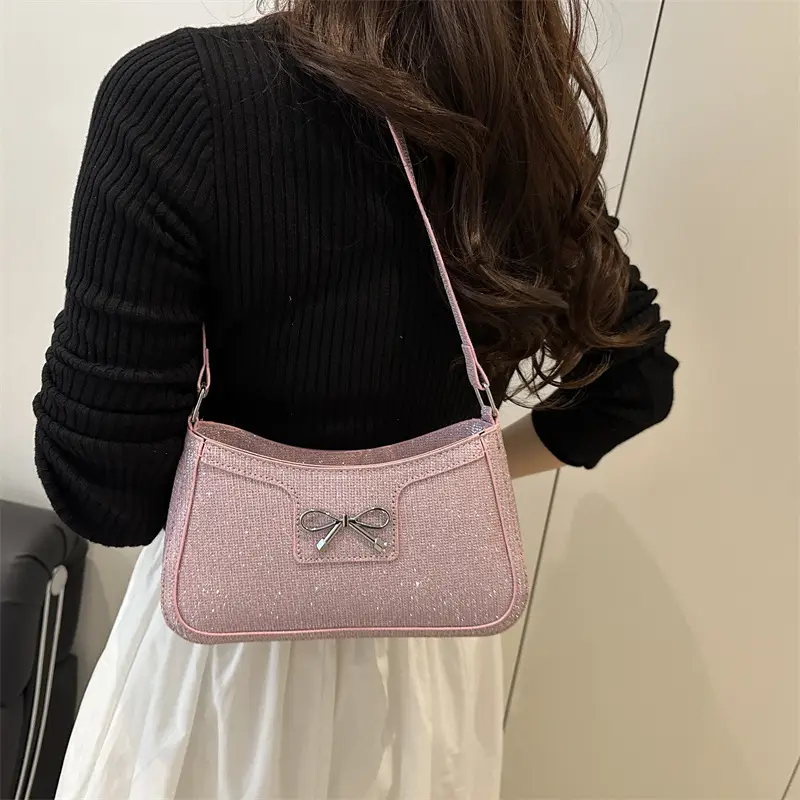Silver Textured Shoulder Bag for Women — feature 26