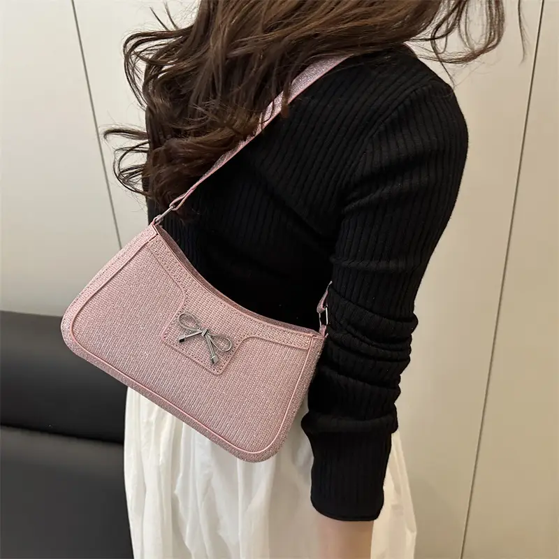 Silver Textured Shoulder Bag for Women — feature 27