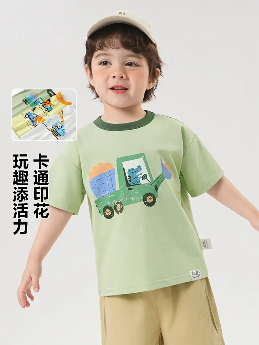 Right European Boys T-Shirt Summer Short Sleeve 2025 - Image 6