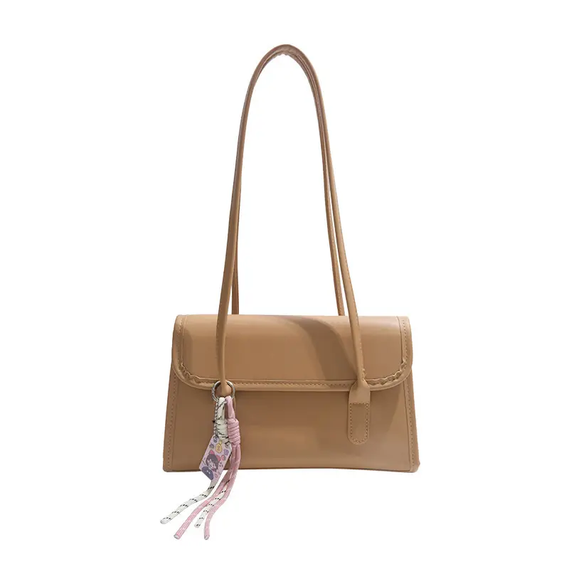 Women's Yellow High-Looking Shoulder Bag with Lash - Image 19