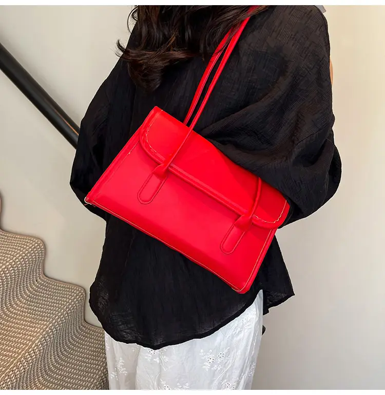 Women's Yellow High-Looking Shoulder Bag with Lash — feature 15