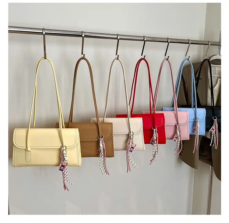 Women's Yellow High-Looking Shoulder Bag with Lash — feature 7