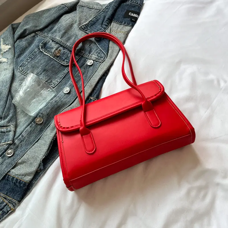 Women's Yellow High-Looking Shoulder Bag with Lash - Image 10