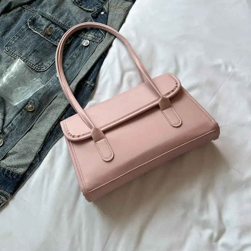 Women's Yellow High-Looking Shoulder Bag with Lash - Image 12