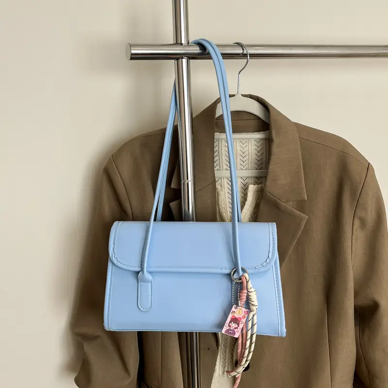 Women's Yellow High-Looking Shoulder Bag with Lash - Image 6