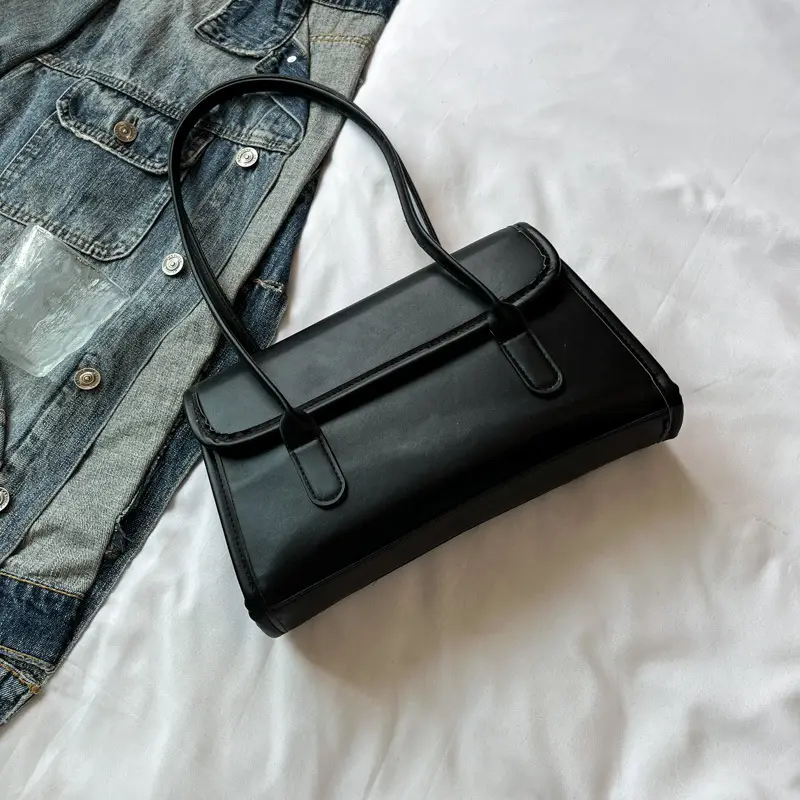 Women's Yellow High-Looking Shoulder Bag with Lash - Image 8
