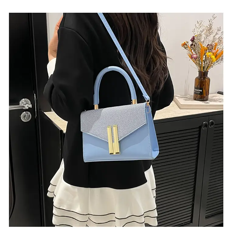 Green Textured Women's Shoulder Bag 2024 New Style — feature 18