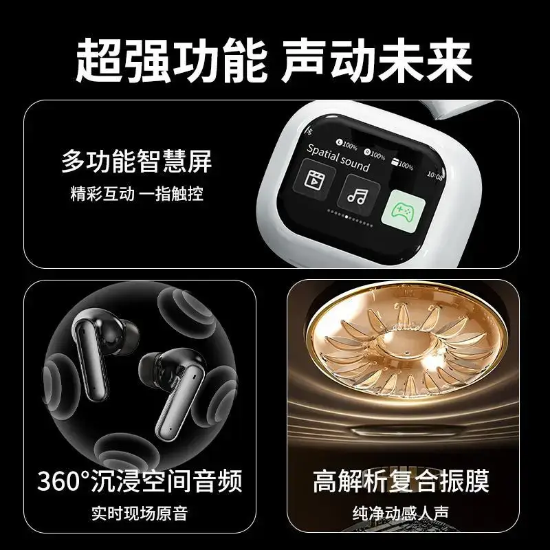 Bluetooth Headset with Touch Screen & Dual Noise Reduction - Image 4
