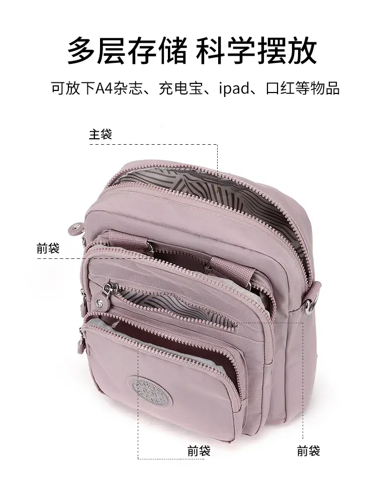 Lightweight Multi-Functional Women's Shoulder Crossbody Bag — feature 11